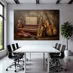 Musikalische Instrumente Arrangiert Kunstvoll