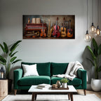 Musikalische Instrumente Sammlung Vintage Ästhetik