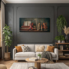 Musikalische Instrumente Tisch Vintage Ästhetik