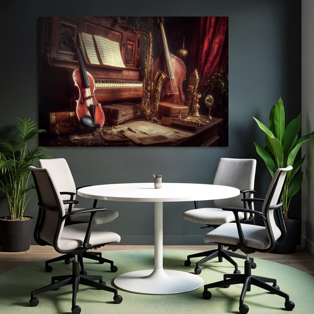 Musikalische Instrumente Vintage Ambiente