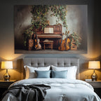 Vintage Piano Musik Natur Umgebung Kunstvolle Atmosphäre