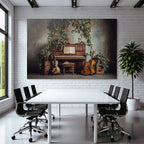 Vintage Piano Musik Natur Umgebung Kunstvolle Atmosphäre