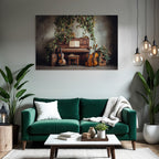 Vintage Piano Musik Natur Umgebung Kunstvolle Atmosphäre