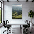 Malerische Landschaft Mit Rollenden Hügeln Und Valleyn Camping Abenteür