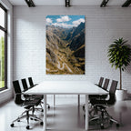 Winding Road Mountainous Landscape Scenic View