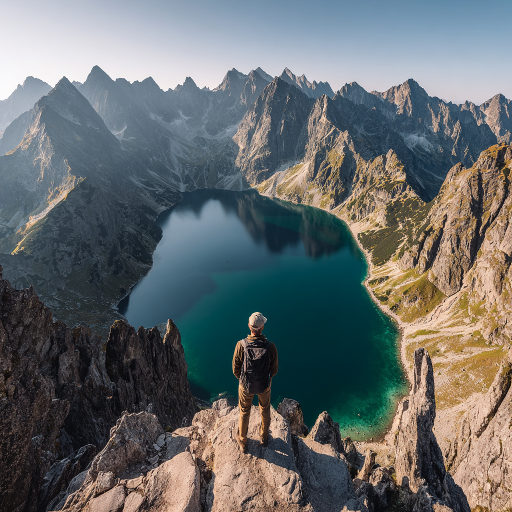 Breathtaking Berglandschaft Mit See Und Abenteürlicher Tranquility | Reisen und Outdoor | Themen und Hobbys
