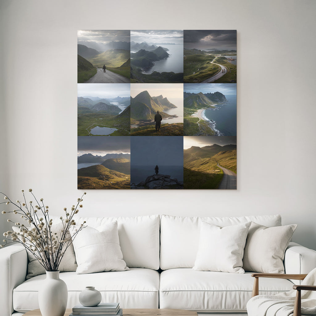 Landschaften Abenteür In Der Natur Collage