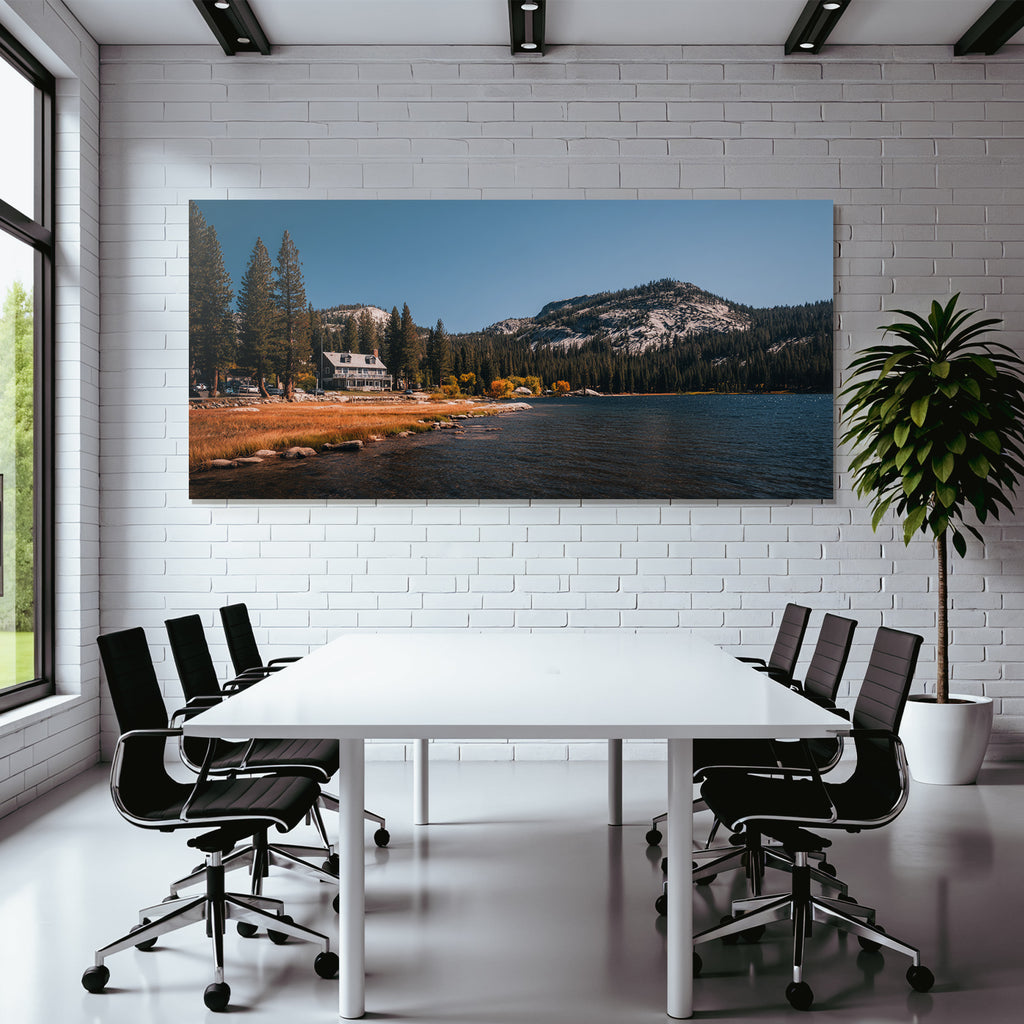See Mountains Und Haus In Der Natur Landscape