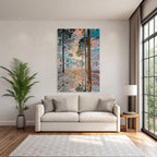 Abstrakte Waldszene Impressionistische Kunst Dreamy Surrrealistisch