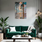 Abstrakte Waldszene Impressionistische Kunst Dreamy Surrrealistisch
