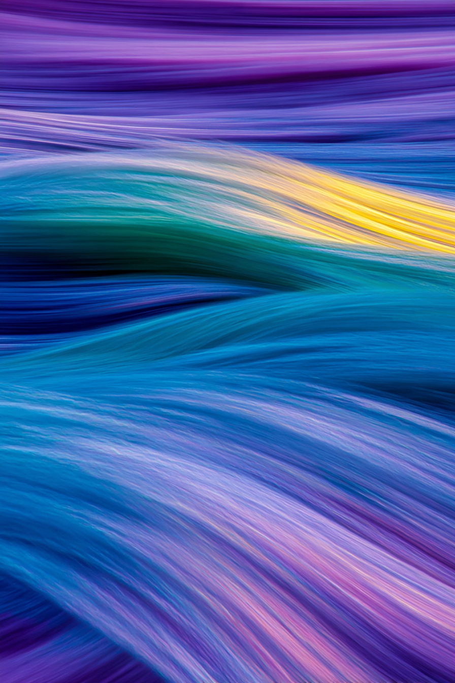 Fliessende Farben Wellen Bewegung Abstracte Kunst | Sport und Bewegung | Themen und Hobbys
