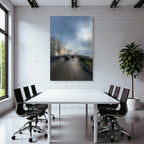 Rennen Am Strand Vintage Autos Wolkiger Himmel