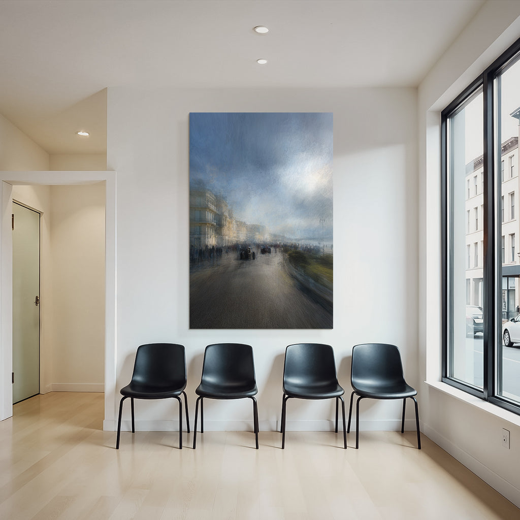 Rennen Am Strand Vintage Autos Wolkiger Himmel