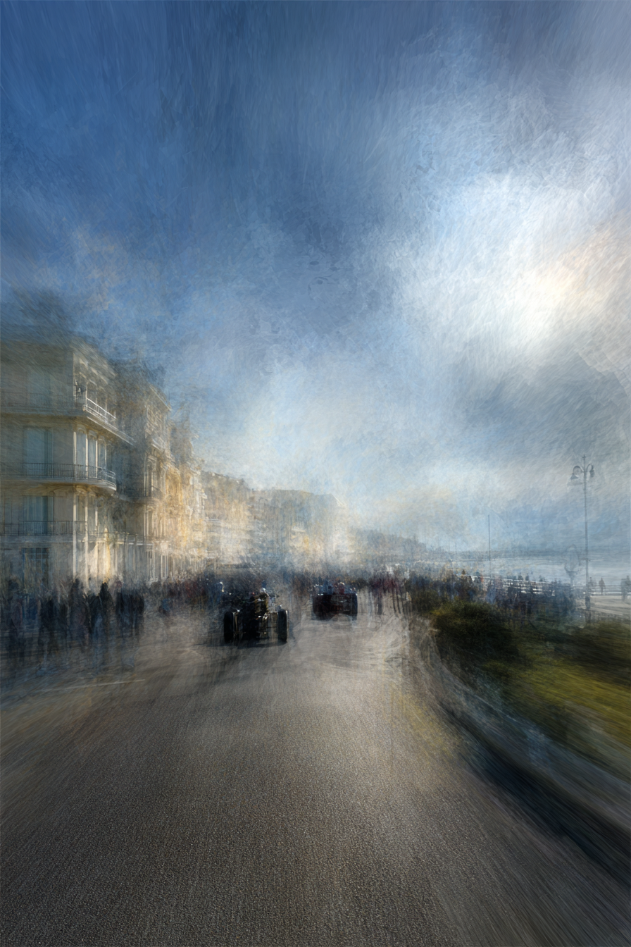 Rennen Am Strand Vintage Autos Wolkiger Himmel | Sport und Bewegung | Themen und Hobbys