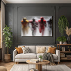 Athleten In Bewegung Spritziger Sport Background Fussballspieler