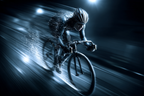 Dynamische Radsportler Im Geschwindigkeitsspiel Mit Blur Effekt | Sport und Bewegung | Themen und Hobbys