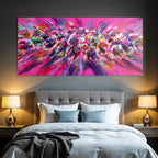 Radrennen Abstract Farbe Vibrant Movement