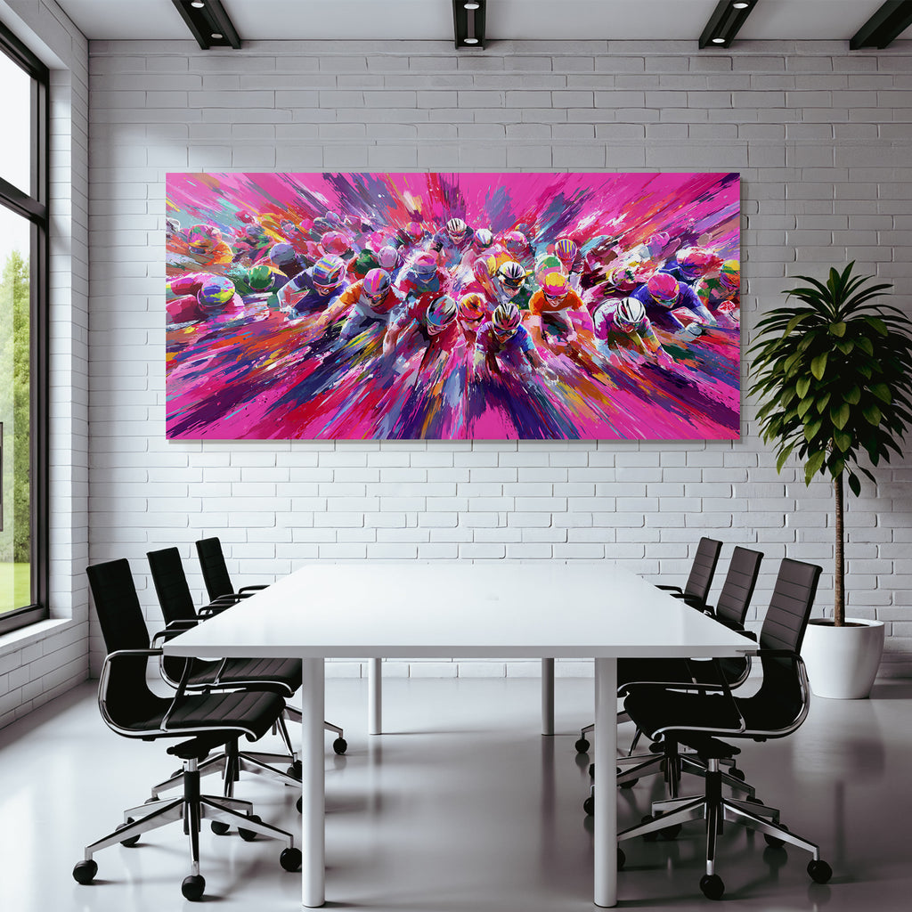 Radrennen Abstract Farbe Vibrant Movement