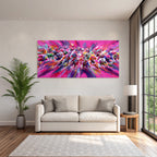 Radrennen Abstract Farbe Vibrant Movement