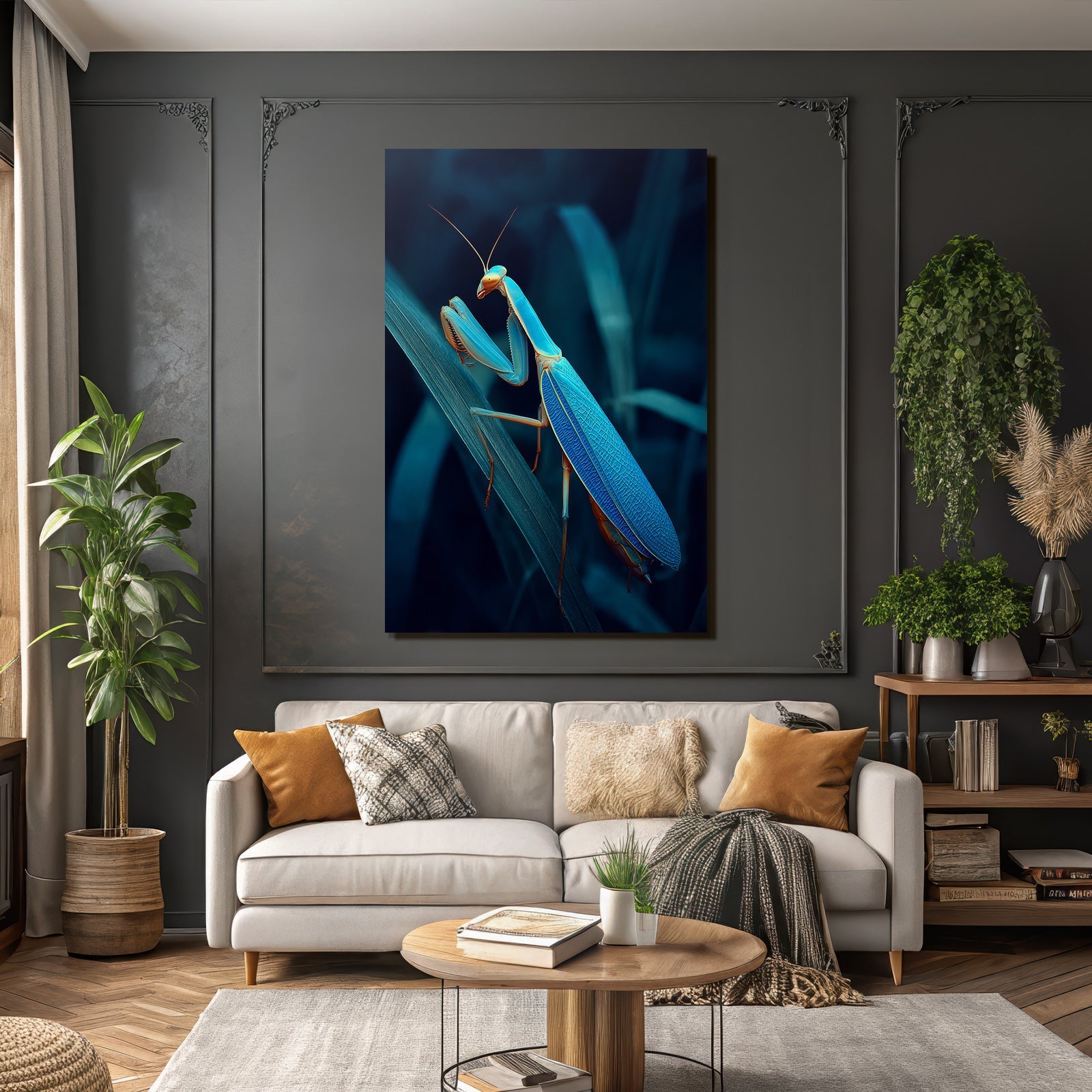 Gottesanbeterin Digital Kunstwerk