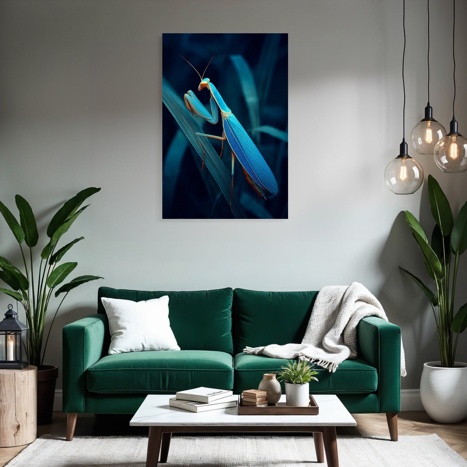 Gottesanbeterin Digital Kunstwerk