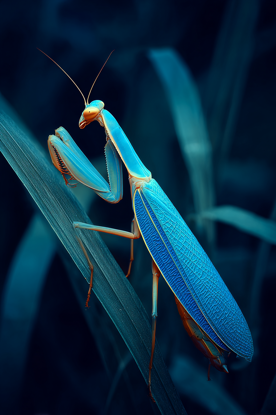 Gottesanbeterin Digital Kunstwerk | Insekten und Amphibien | Tiere