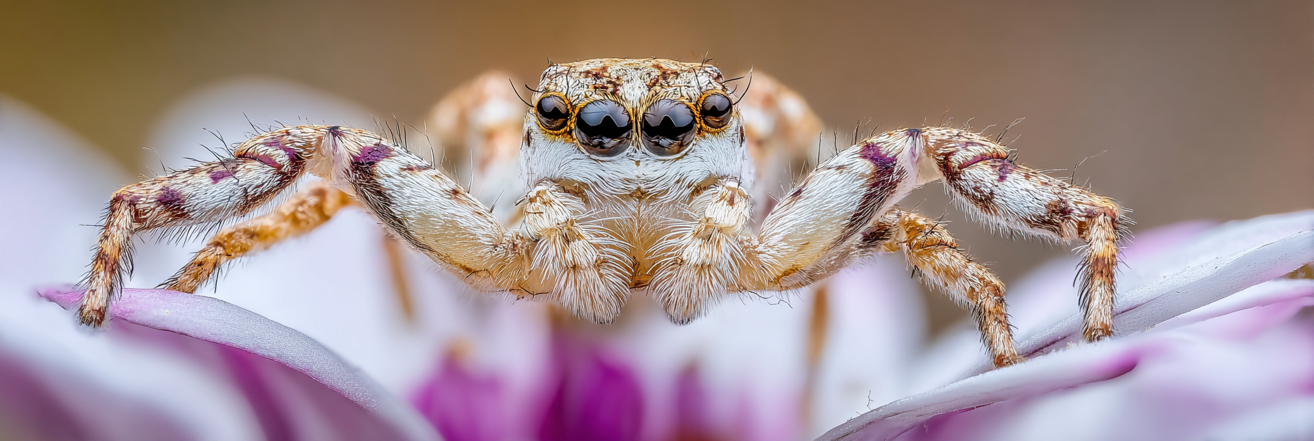 Nahaufnahme Springspinne Detailreiche Texturen | Insekten und Amphibien | Tiere