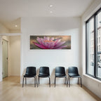 Pink Lotus Flower With Dragonfly
