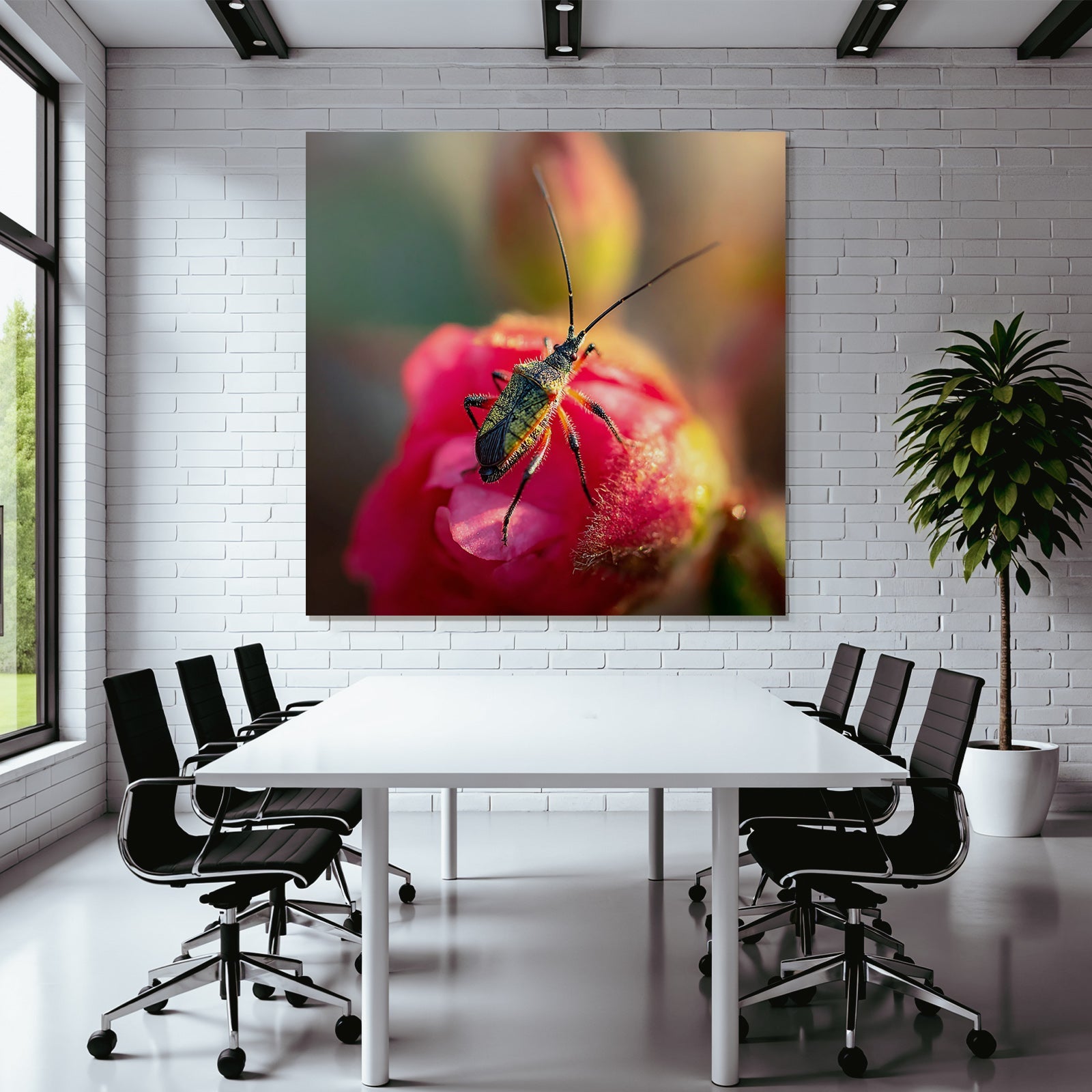 Insekt Auf Pinker Blume