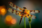 Nahaufnahme Drachenfliege Am Gelben Blume | Insekten und Amphibien | Tiere