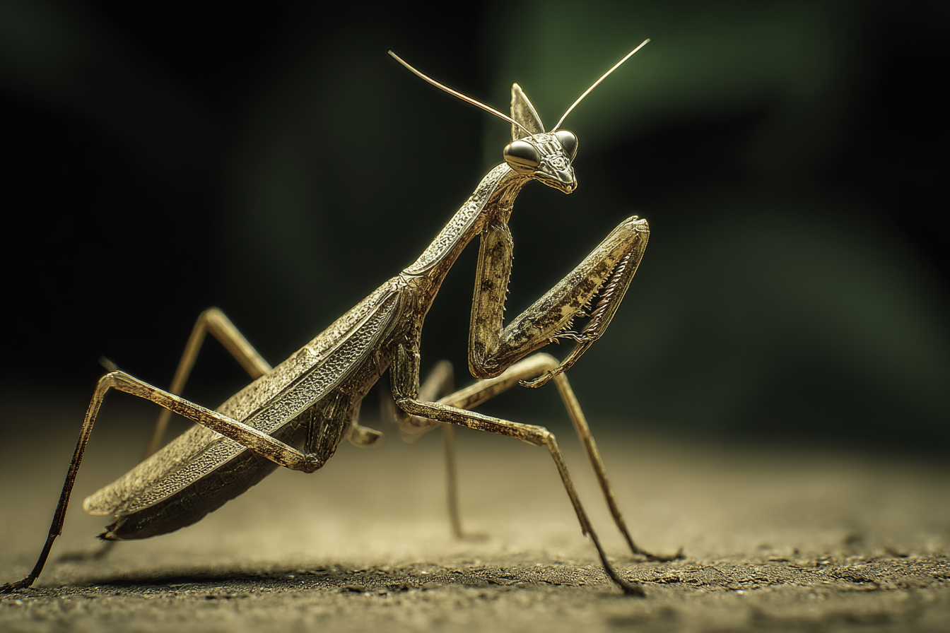 Nahaufnahme Einer Gottesanbeterin | Insekten und Amphibien | Tiere