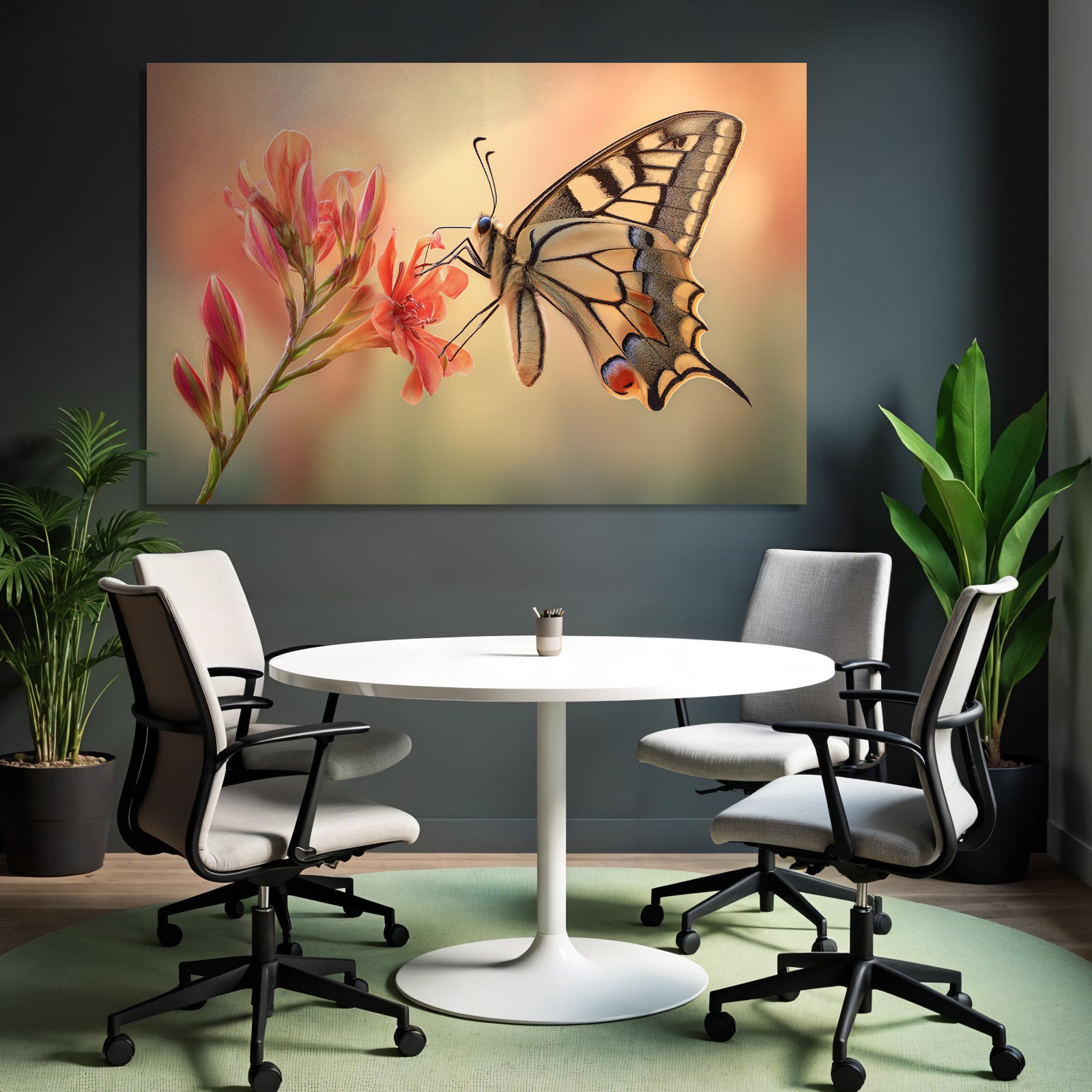 Schmetterling Auf Blume