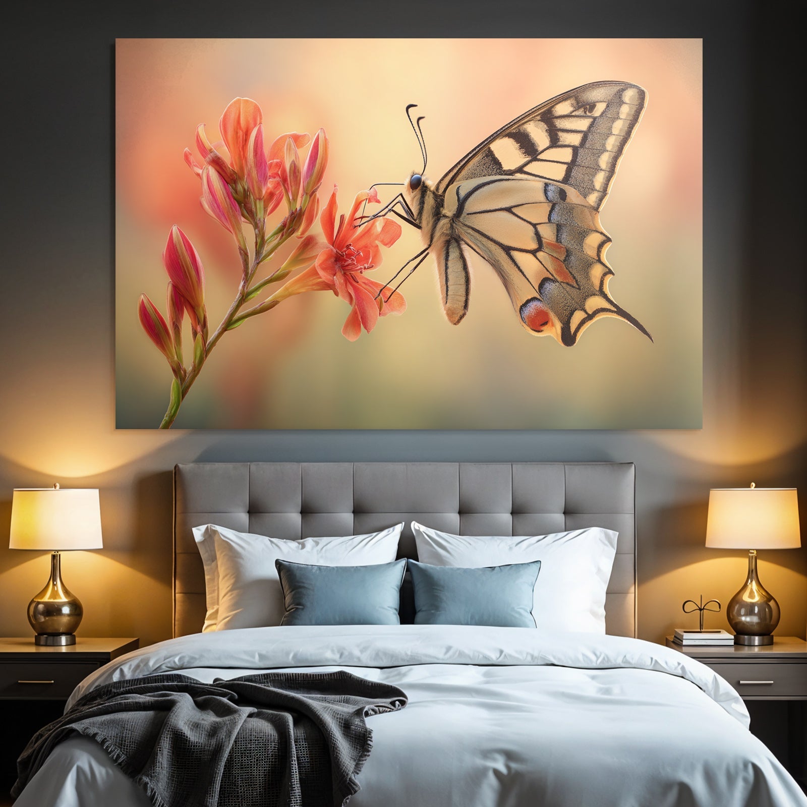 Schmetterling Auf Blume