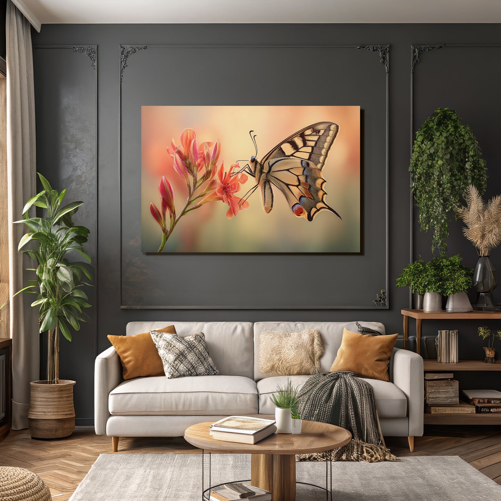 Schmetterling Auf Blume