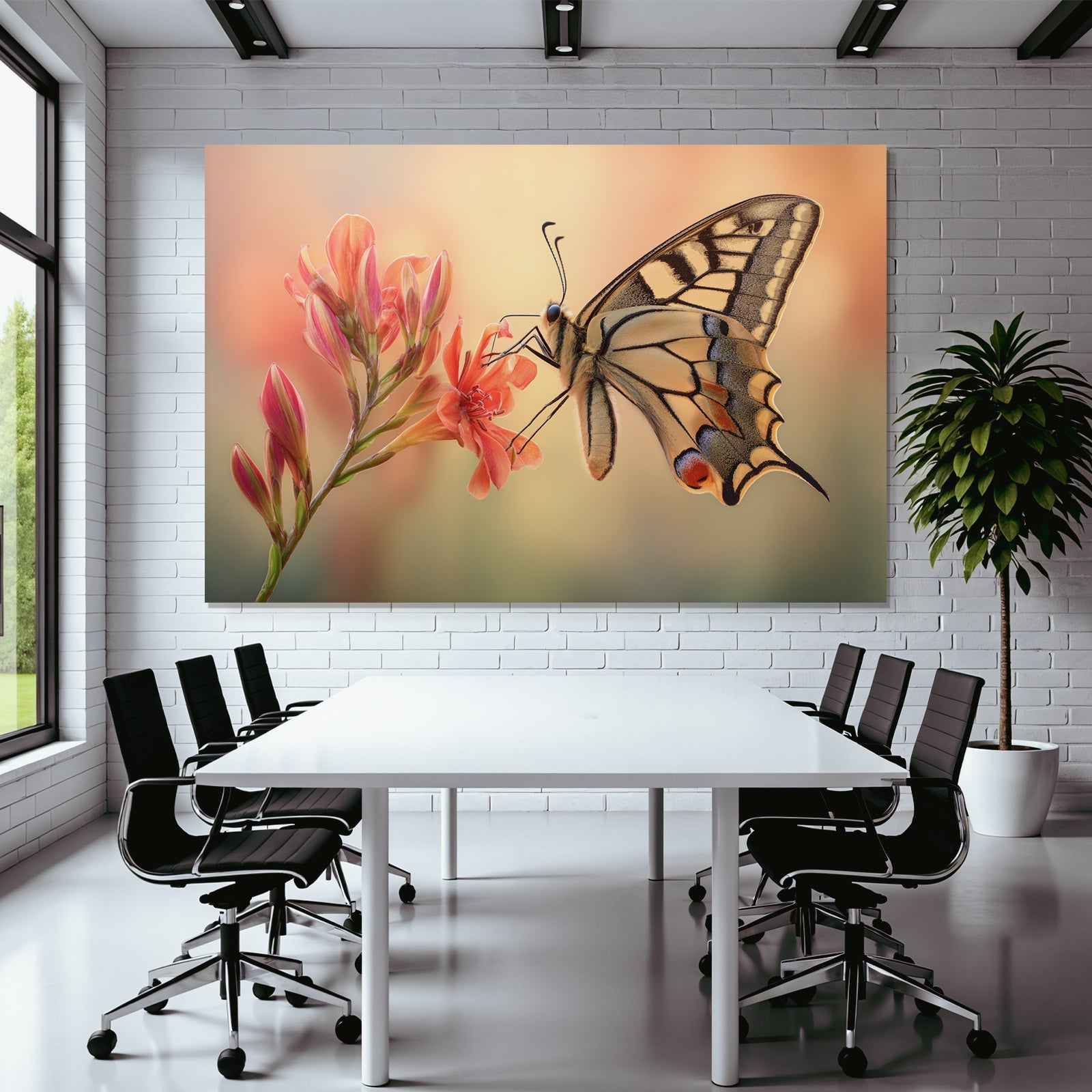 Schmetterling Auf Blume