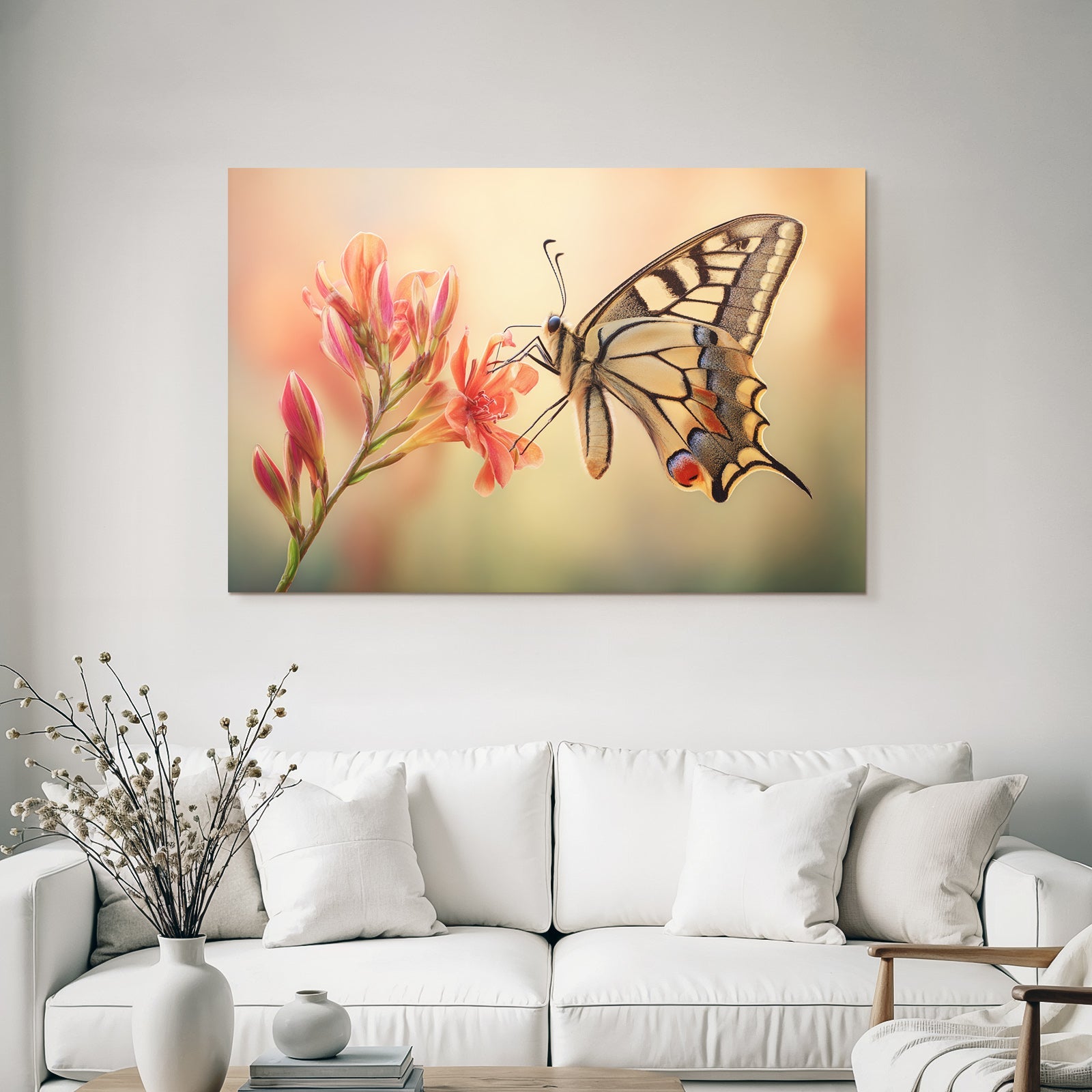 Schmetterling Auf Blume