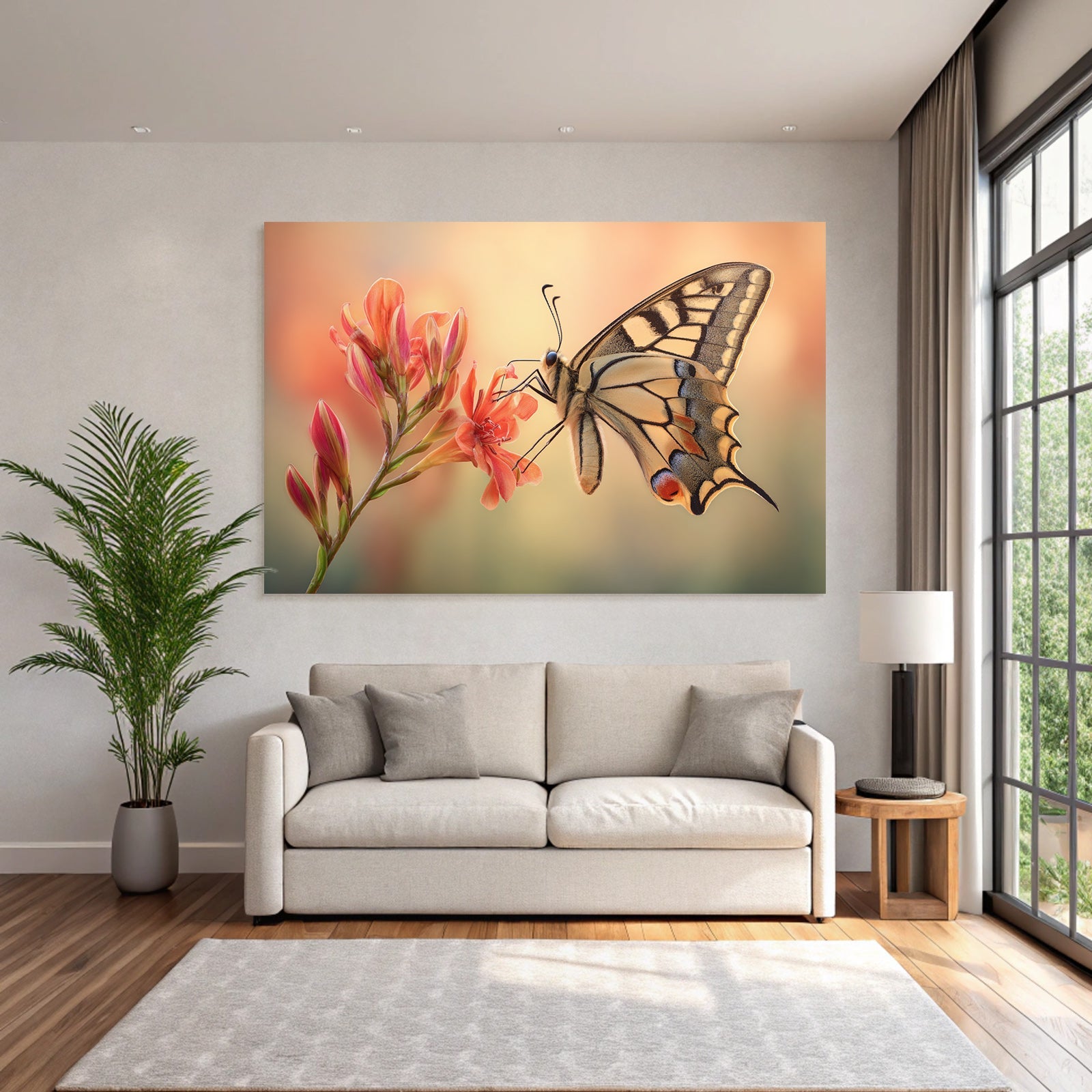 Schmetterling Auf Blume