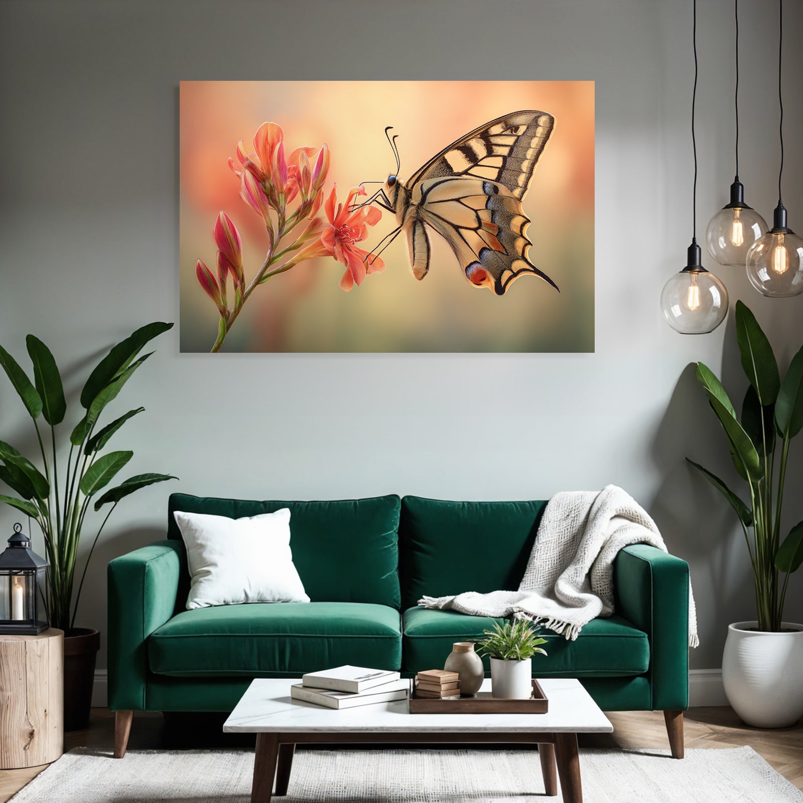 Schmetterling Auf Blume