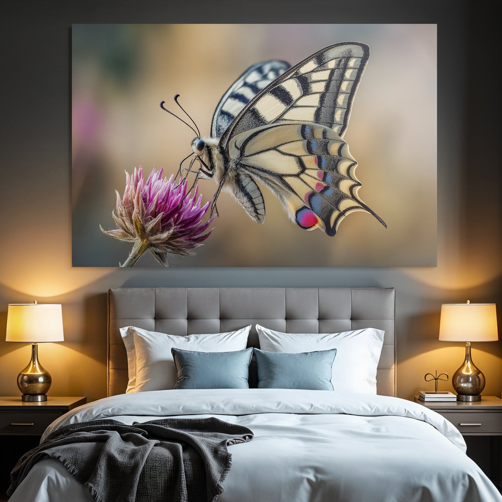 Schmetterling Blume Nahaufnahme