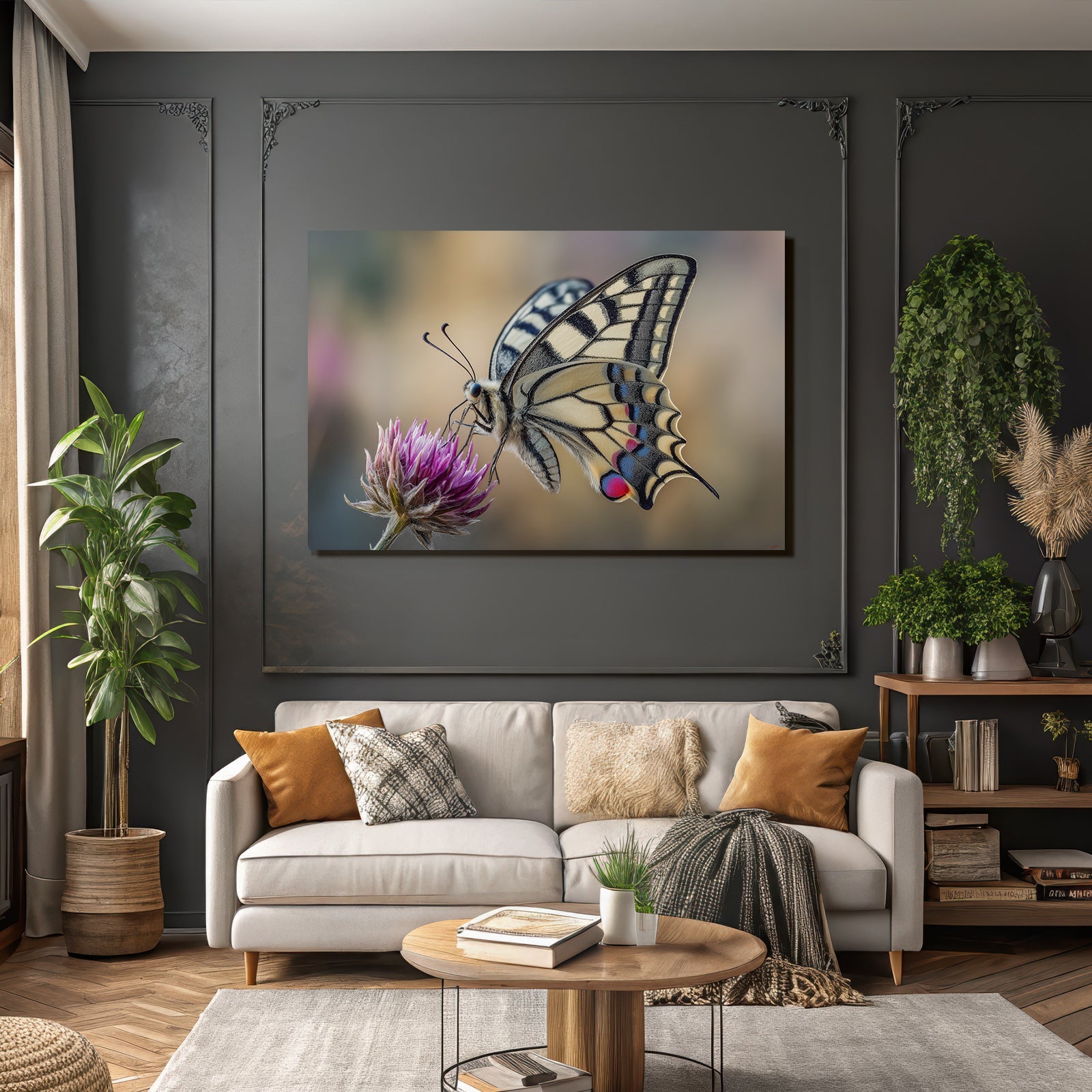 Schmetterling Blume Nahaufnahme