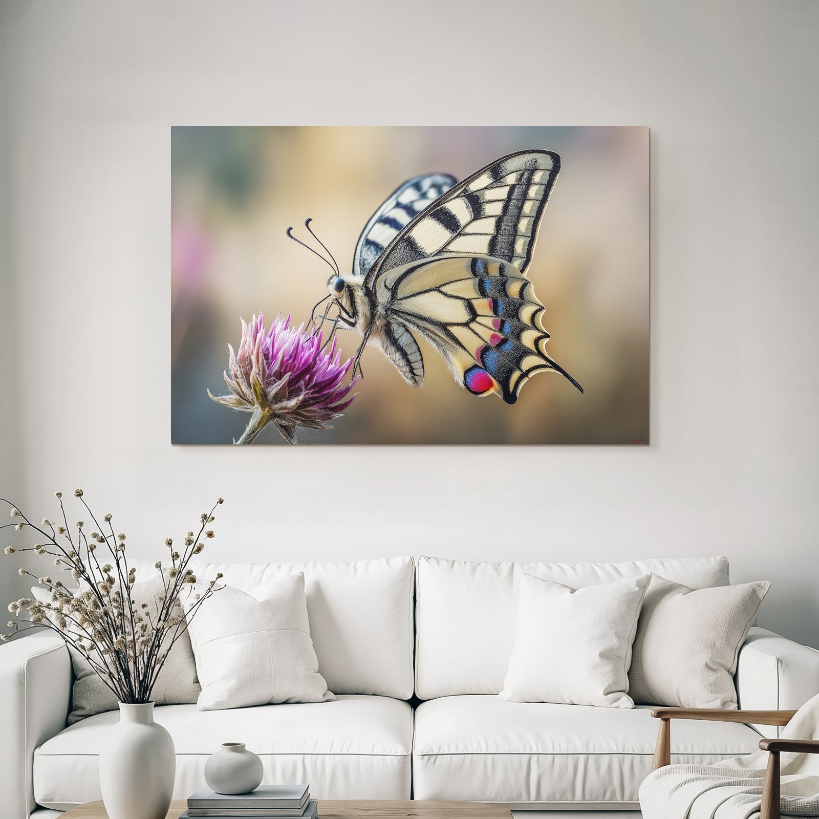 Schmetterling Blume Nahaufnahme