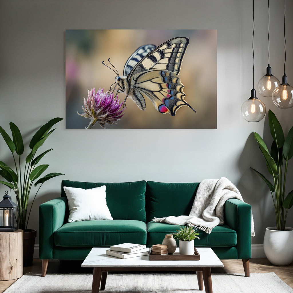Schmetterling Blume Nahaufnahme