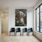 Golden Retriever Ruhend Neben Pflanzen