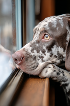 Hund Am Fenster Wartend | Katzen und Hunde | Tiere