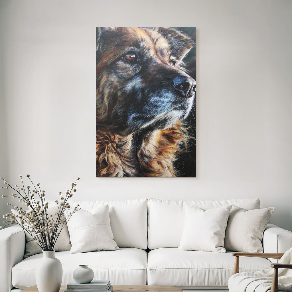 Hund Porträt Realistisch Detailreich