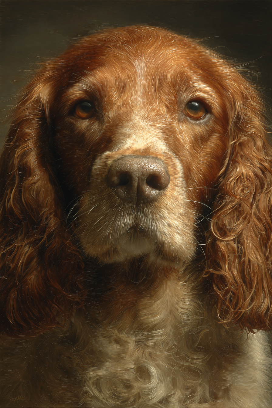 Hund Portrait Aufmerksam Rötlich Braunes Fell Nobel Demeanor | Katzen und Hunde | Tiere