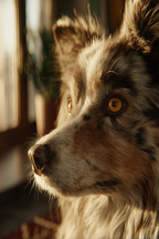 Hundeaugen Fell Details Warmes Licht | Katzen und Hunde | Tiere