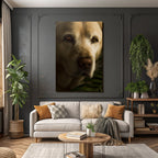 Hundeaugen Und Nase In Der Natur
