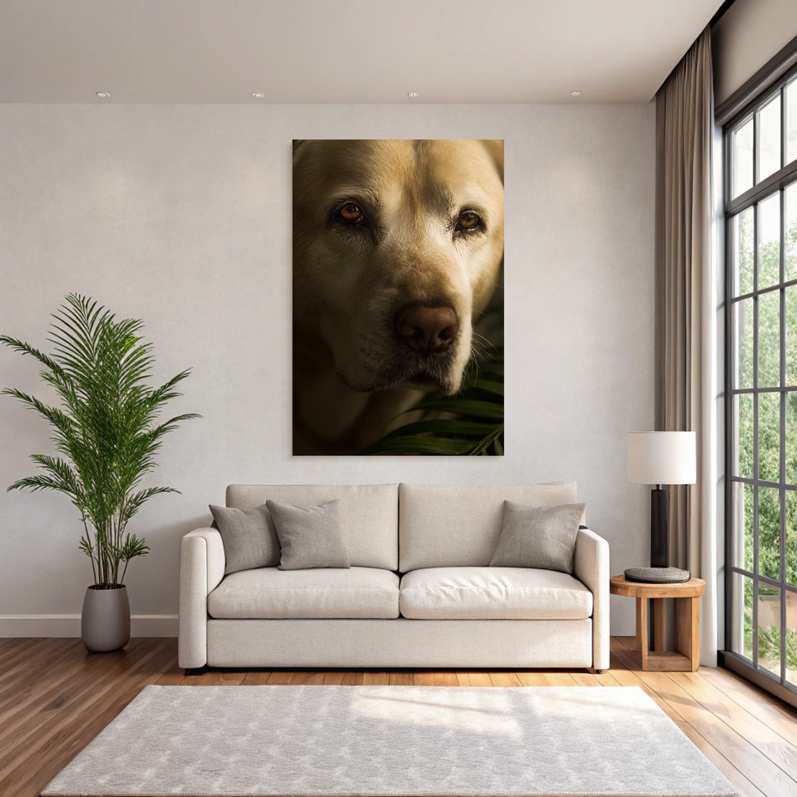 Hundeaugen Und Nase In Der Natur