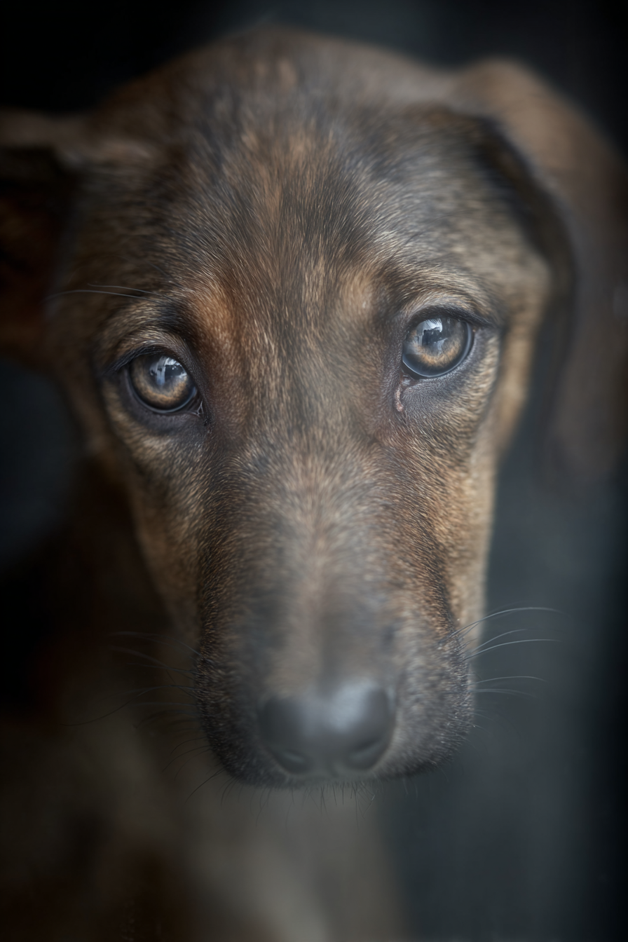 Hundegesicht Ausdrucksvolle Augen Braunes Fell | Katzen und Hunde | Tiere